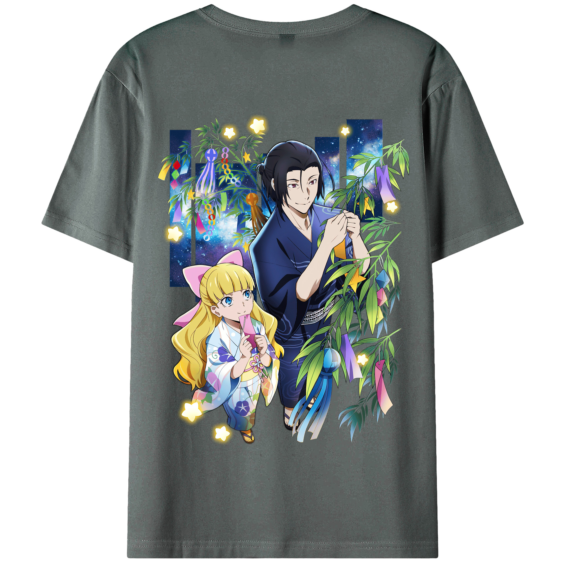 （画像用） 文豪ストレイドッグス Bungo Stray Dogs 綿100％半袖Tシャツ（背面プリント）
